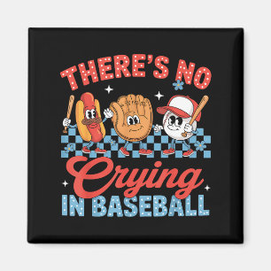 Imán No Hay Llanto En El Béisbol Divertido Día De Juego
