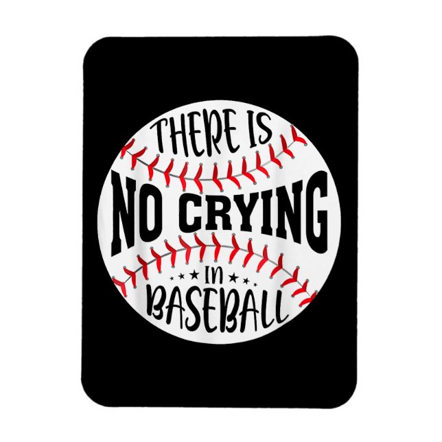 Imán No Hay Lloros En El Béisbol (Vertical)