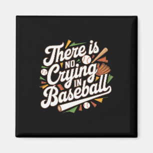 Imán No Hay Lloros En El Juego De Béisbol Gracioso