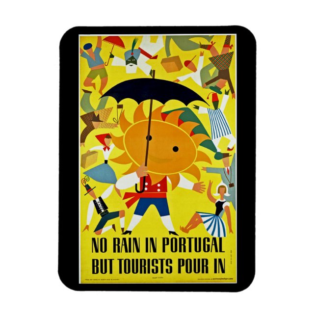 Imán No hay lluvia en Portugal, pero el turismo llega (Vertical)