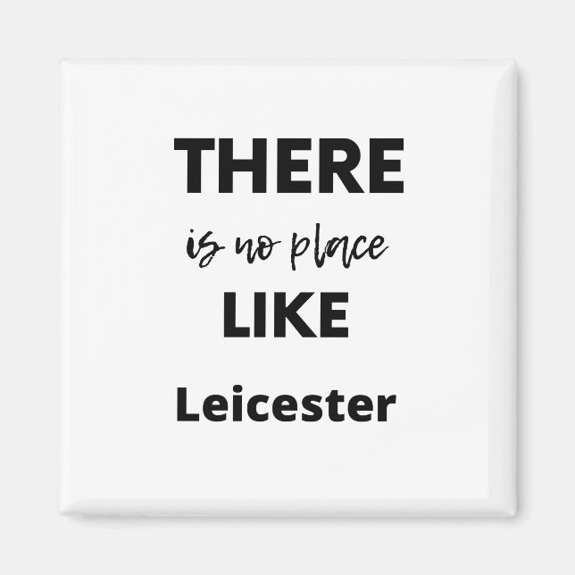 Imán no hay lugar como Leicester (Frente)