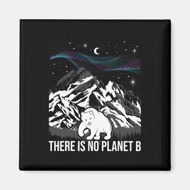 Imán No Hay Planeta B - Protección Ambiental Ea (Frente)