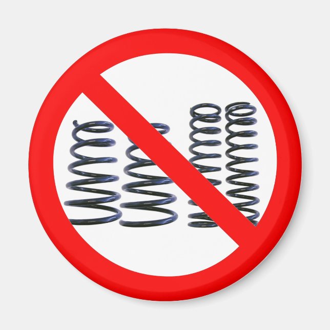 Imán ¡No hay primaveras! (Frente)