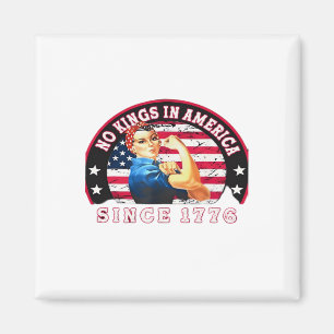 Imán No Hay Reyes En América Desde 1776 Bandera De EE.