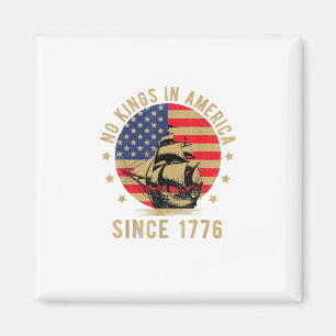 Imán No Hay Reyes En América Desde 1776 Bandera de EE.