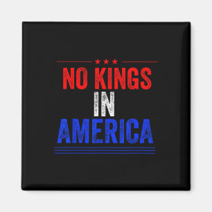 Imán No hay reyes en la bandera de Estados Unidos prote