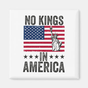 Imán No hay reyes en la bandera de Estados Unidos prote