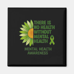 Imán No Hay Salud Sin Salud Mental Rib Verde