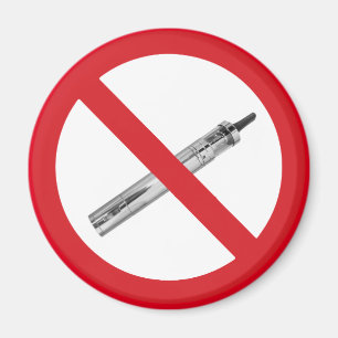 Imán No hay signo de ecigs