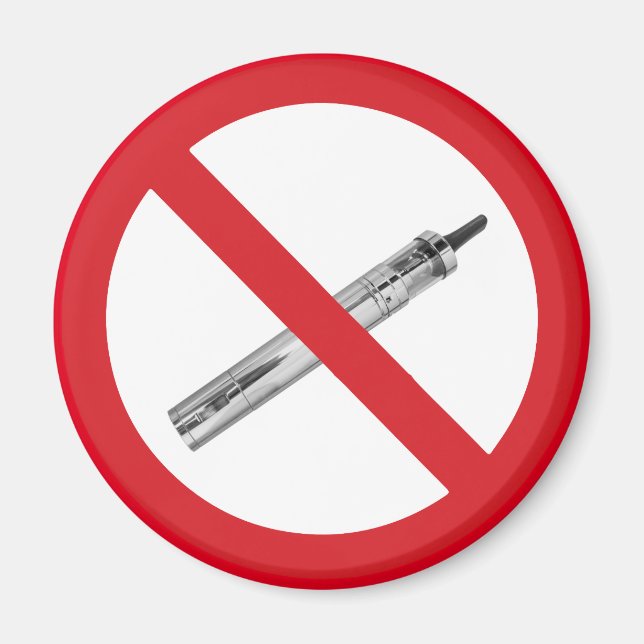 Imán No hay signo de ecigs (Frente)