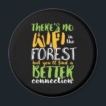 Imán No Hay Wifi En El Bosque, Divertido Senderismo Ins<br><div class="desc">Diseño divertido y humorístico para excursionistas, camper y alpinistas. Esta mercancía vintage y angustiada es ideal para los amantes de las actividades al aire libre. Perfecto para la escalada, el senderismo por la jungla y el camping. Un gran regalo de Navidad y regalo de cumpleaños para los amantes de explorar...</div>