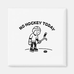 Imán No Hockey Hoy Divertido Para Un Jugador De Hockey