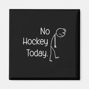 Imán No Hockey Hoy Divertidos Patines De Patio Lago Con