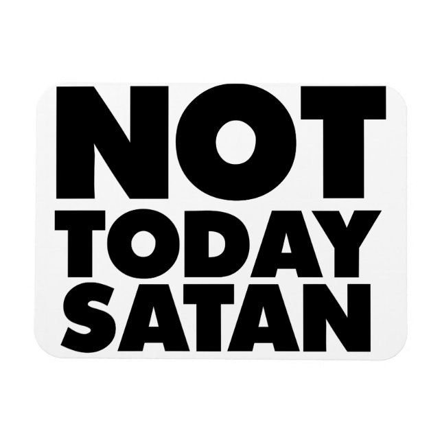 Imán No hoy Satanás (Horizontal)