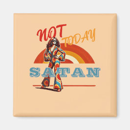 Imán No hoy Satanás Retro