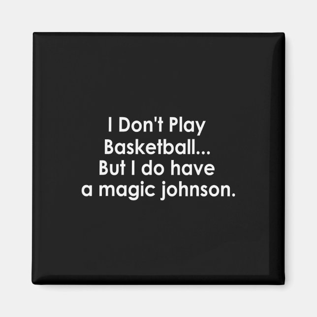 Imán No juego Sketll pero tengo un Magic Johnson  (Frente)