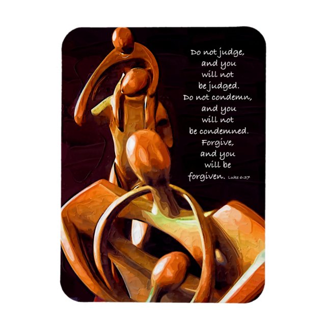 Imán No Juzgues A Los Demás  (Vertical)