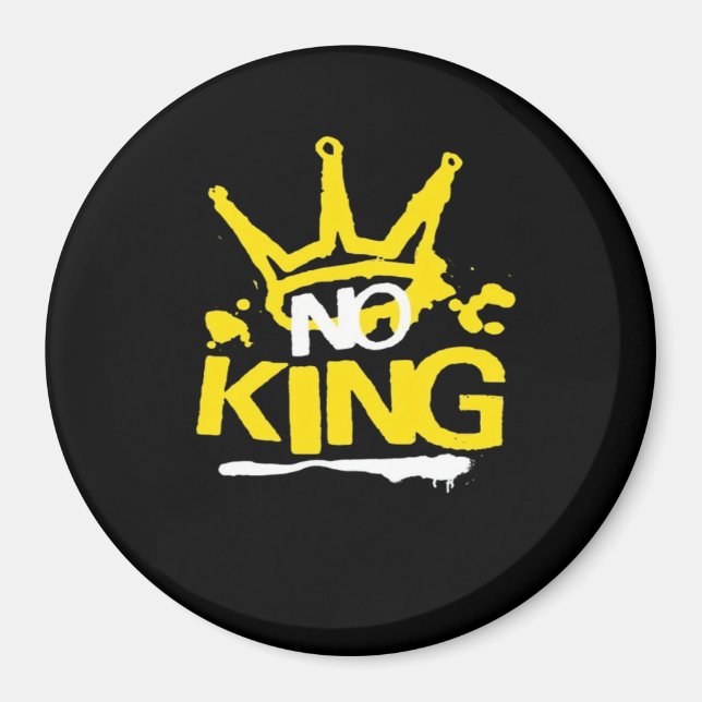Imán No King Minimal Clean (Frente)