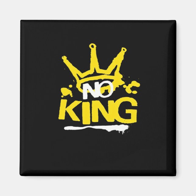 Imán No King Minimal Clean (Frente)