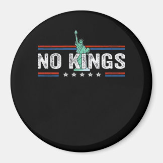Imán No Kings Day Retro Classic Design