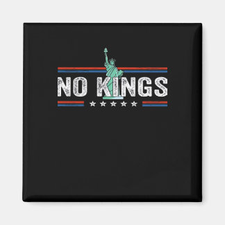 Imán No Kings Day Retro Classic Design
