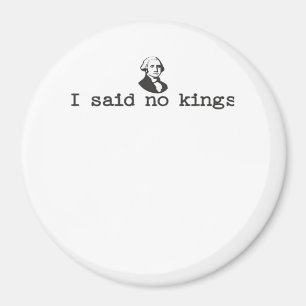 Imán No Kings In America Bold Casual