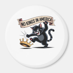 Imán No Kings In America Estilo Clásico Creativo