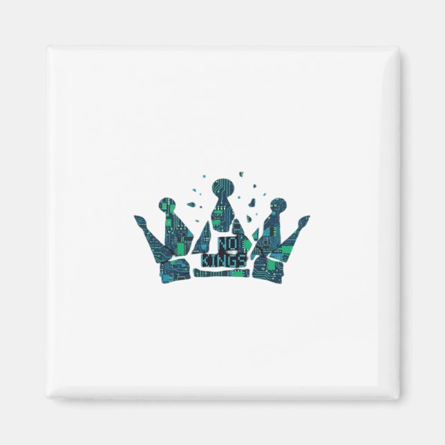 Imán No Kings In America Freedom Aesthetic (Frente)