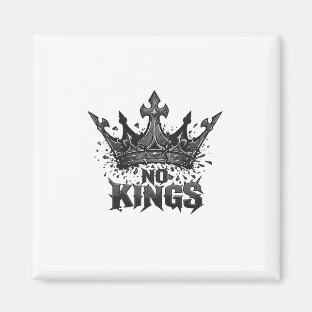 Imán No Kings In America Minimal Clean (Frente)