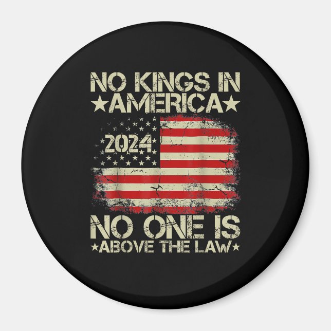 Imán No Kings In America Minimal Clean (Frente)