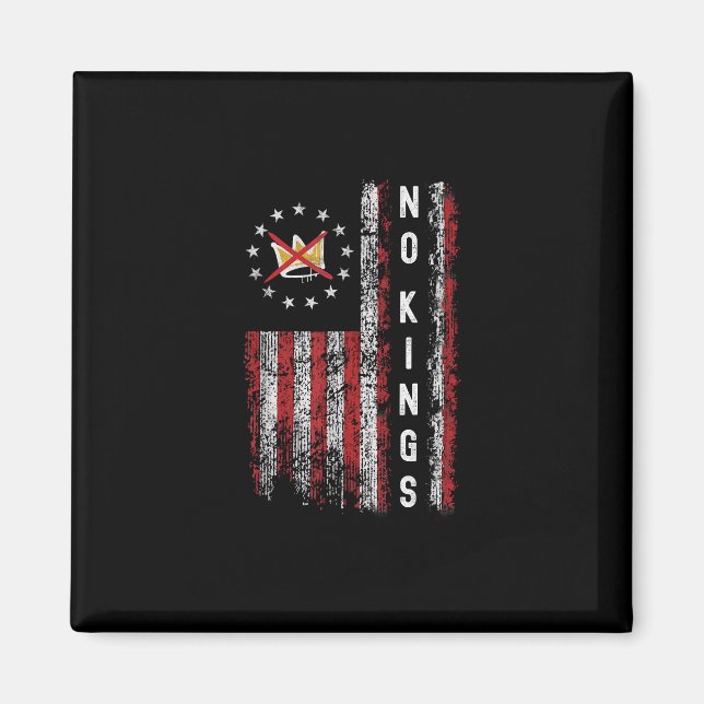 Imán No Kings In America Minimal Clean (Frente)