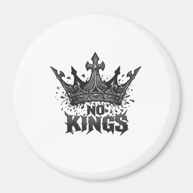Imán No Kings In America Minimal Limpio (Frente)