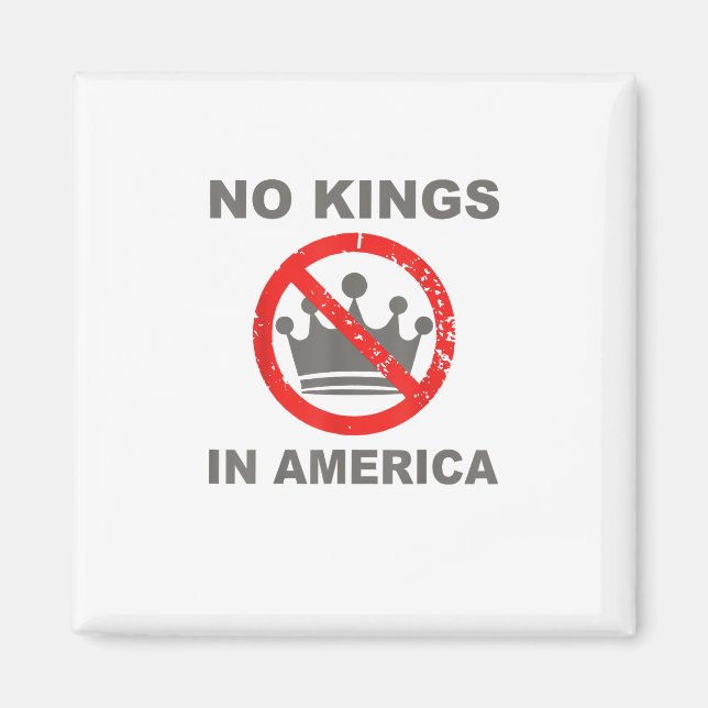 Imán No Kings In America Patriotic Casual (Frente)