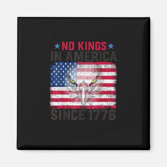 Imán No Kings In America Since 1776 Freedom Creative De (Frente)