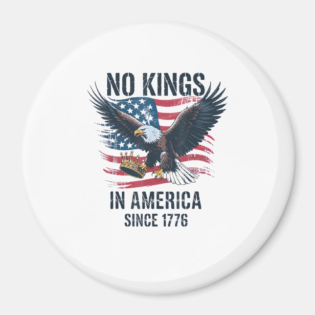 Imán No Kings In America Since 1776 Minimal Clean (Frente)