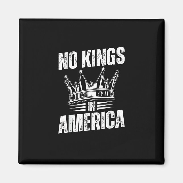 Imán No Kings In America United States Independence Vin (Frente)