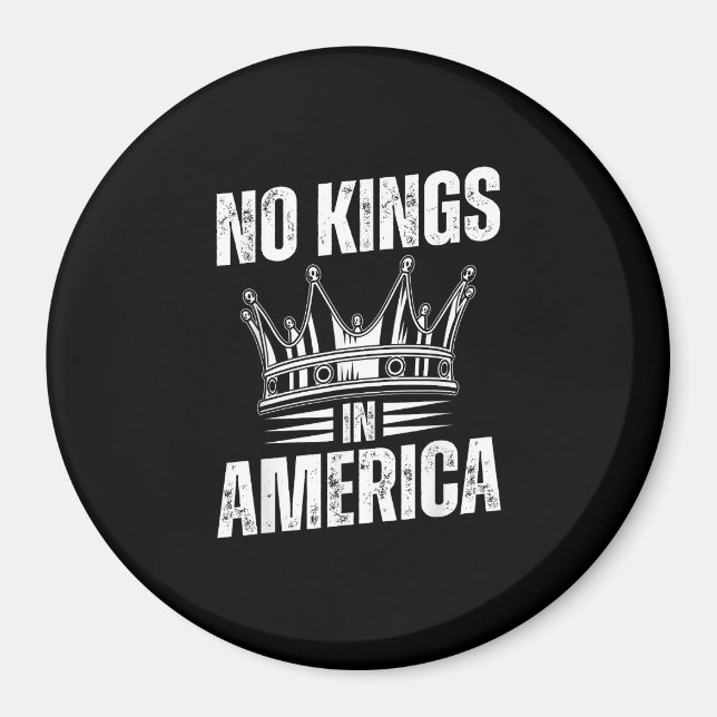 Imán No Kings In America United States Independence Vin (Frente)