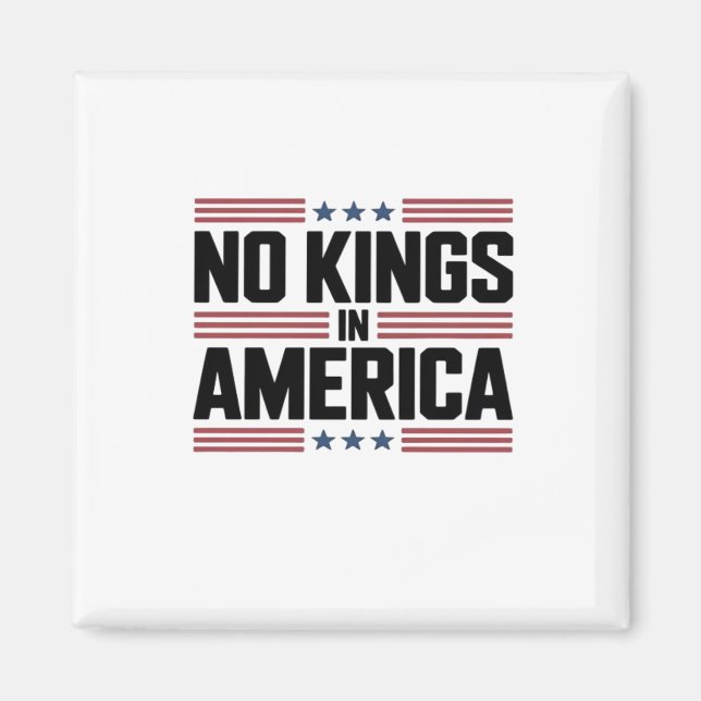 Imán No Kings In America USA Creative Style (Frente)