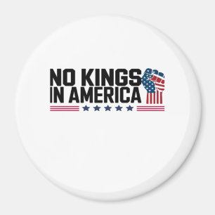 Imán No Kings In America USA Creativo Casual