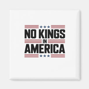 Imán No Kings In America USA Estilo Creativo