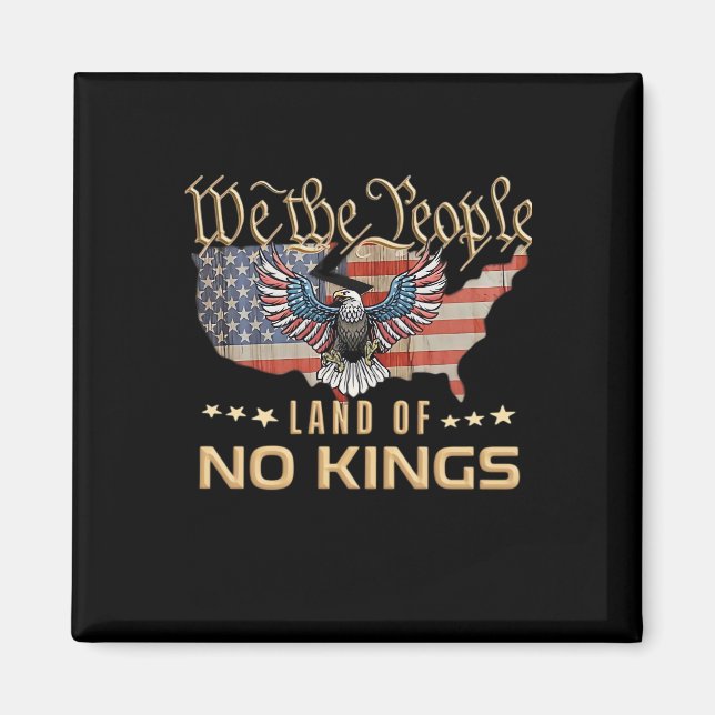 Imán No Kings In America We The People Creative Style (Frente)