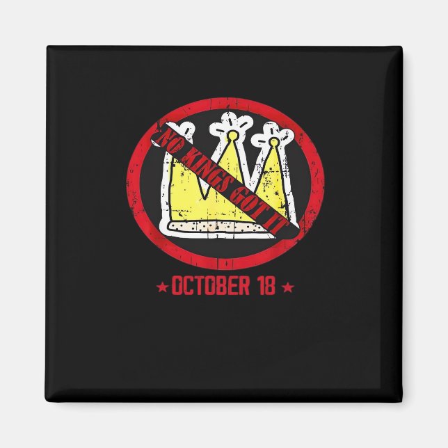 Imán No Kings It Classic Creative Style (Frente)