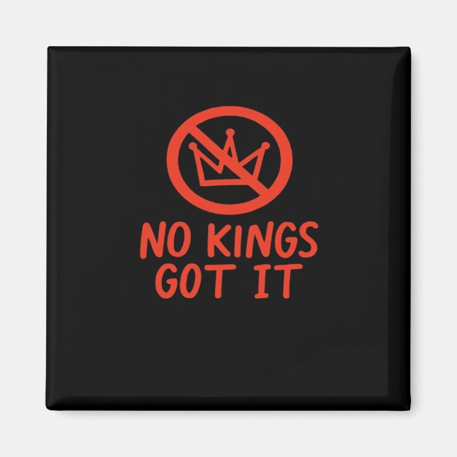 Imán No Kings It Patriotic Style (Frente)