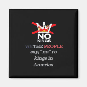 Imán No Kings We the People Estilo Clásico Libertad