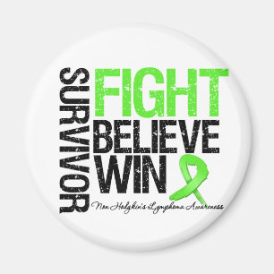 Imán No la lucha del superviviente del linfoma de