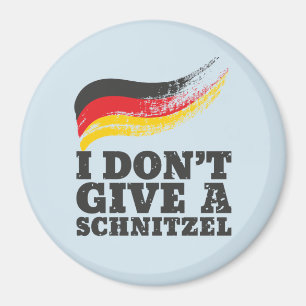 Imán No le den a Schnitzel la bandera alemana Oktoberfe
