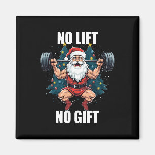 Imán No Levantar No Regalo Papá Noel Navidad Gimnasio C