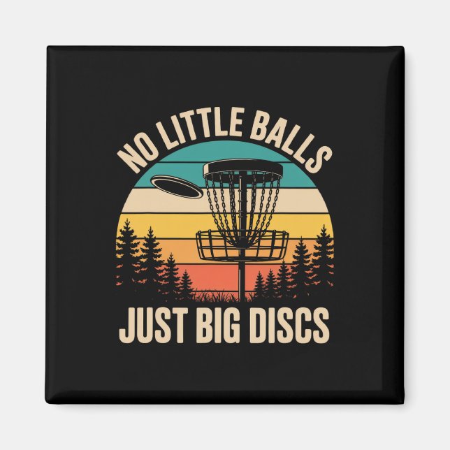 Imán No Little Just Big Discs Frisbee Divertido Golf de (Frente)
