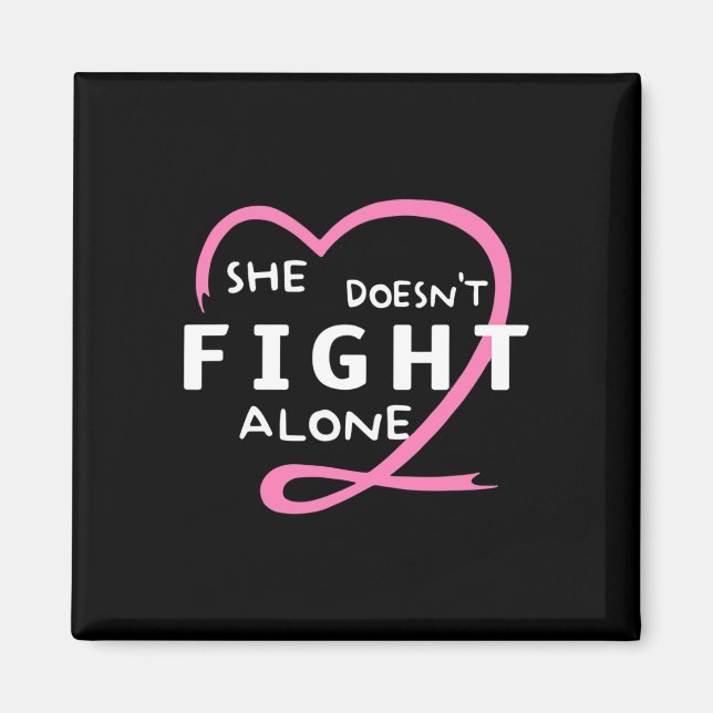 Imán No lucha sola contra el cáncer de mama Su (Frente)
