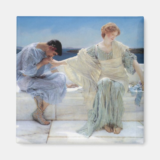 Imán No más preguntas por Sir Lawrence Alma Tadema (Frente)